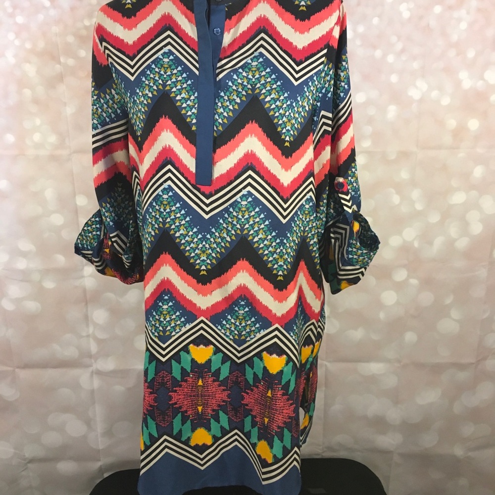 Collective Concepts Multicolored Abstract Dress - image 6